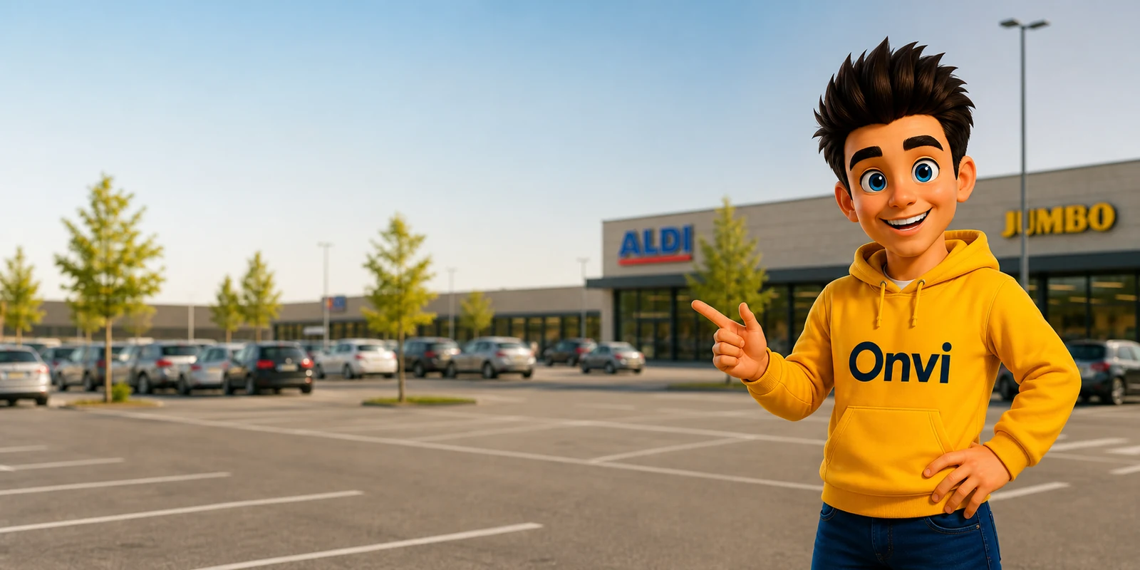 Onvi On Tour bij Aldi en Jumbo in Nieuwerkerk