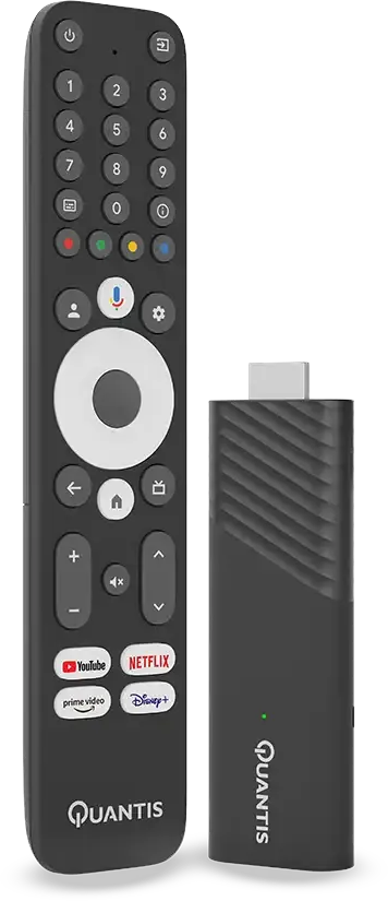 Quantis QE600 4K streaming stick met afstandsbediening